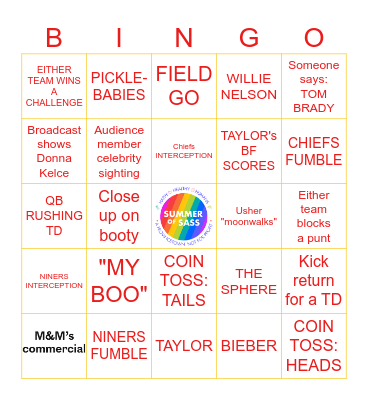SPORTSBALL BINGO Card