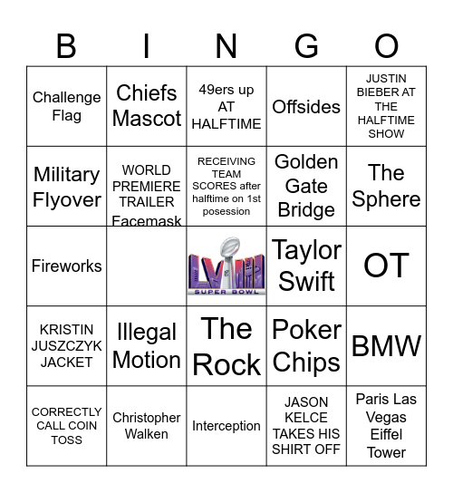Dad Bingo Card