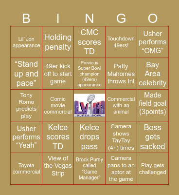 Bang, Bang, Bingo Card