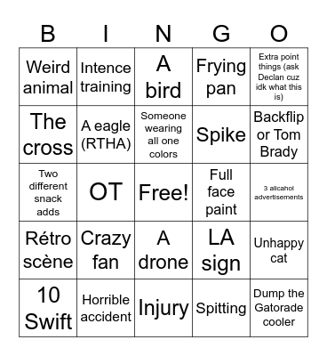 Potatoes 💣 Bingo Card