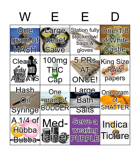 CANNA Bingo! Bingo Card