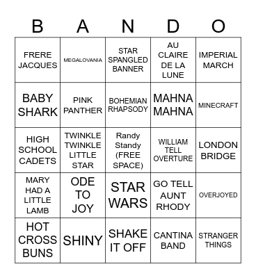 YAY IT'S TIME FOR..... Bingo Card