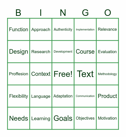 Kyle's Demo Bingo Card