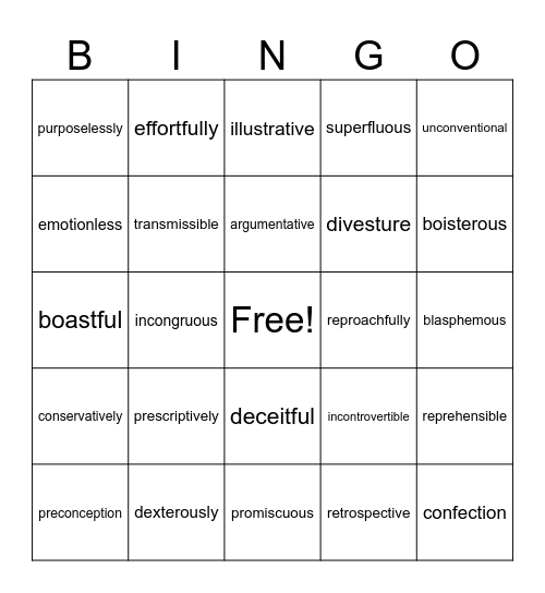 2.11.24 Session Bingo Card