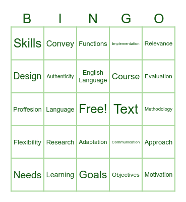 Kyle's Demo Bingo Card