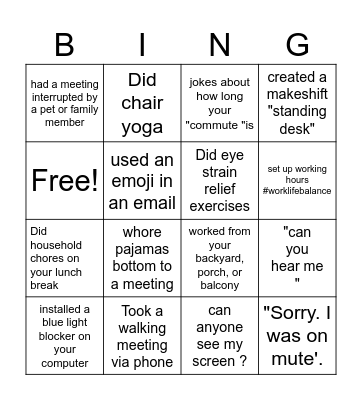 CRCS ICEBREAKER Bingo Card
