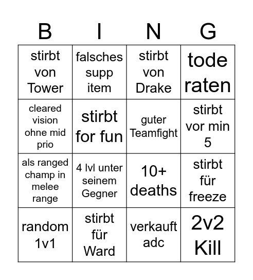 hylissang Bingo Card