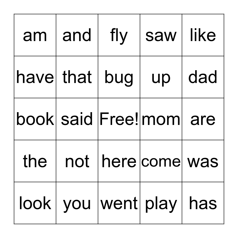 kindergarten-words-bingo-card