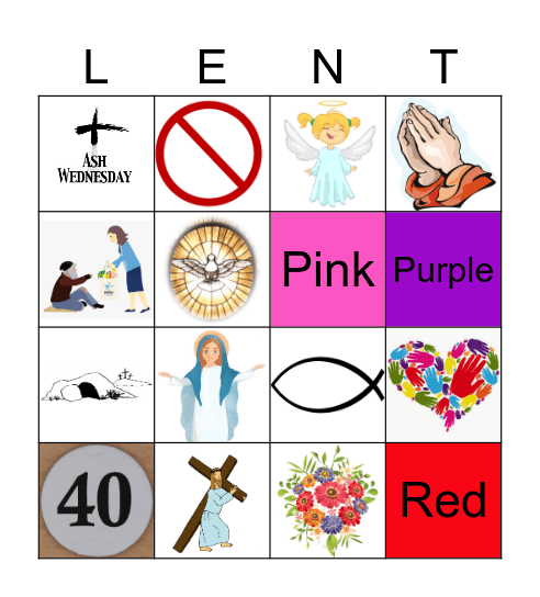 LENT BINGO Card