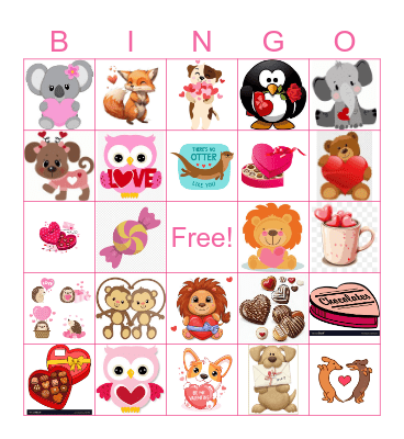 Happy Valentine's Day! Bingo Card