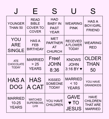 UPATOI BINGO Card