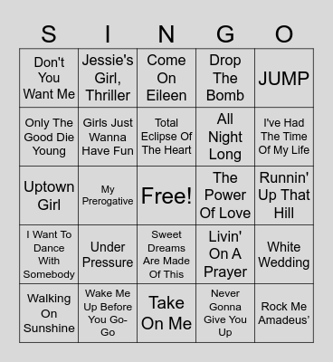 Cheers to Dennis! Bingo Card