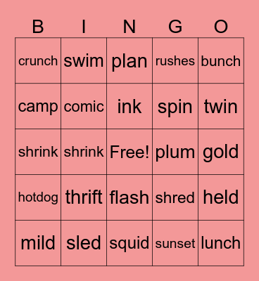 Valentine's Day Bingo Card