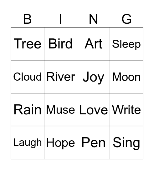 Infinite Craft Bingo Card