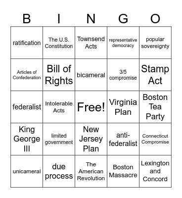 EL 2 BINGO! Bingo Card