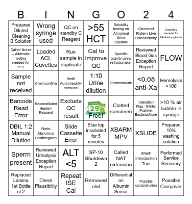 One more day in February Bingo Card