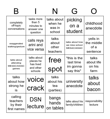 mr nickel bingo - p.4 Bingo Card