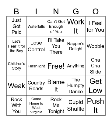 The Logan Affair 2024 Bingo Card