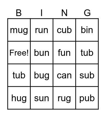 Bingo go go go Bingo Card