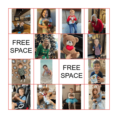 Valentine's Bingo Card