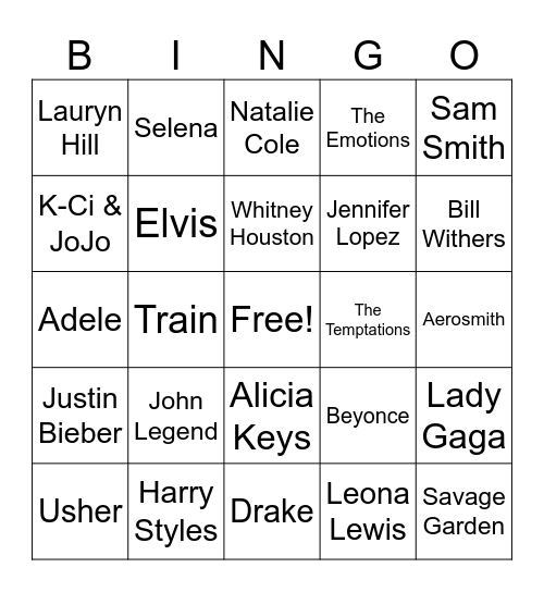 Galentines Bingo #1 Bingo Card