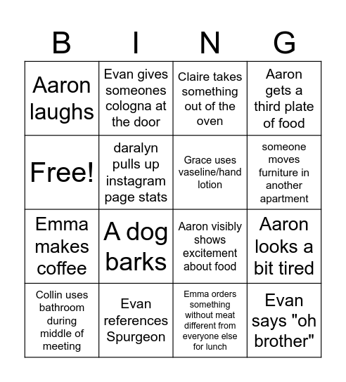 hBHOWBCHQHRG6755 Bingo Card