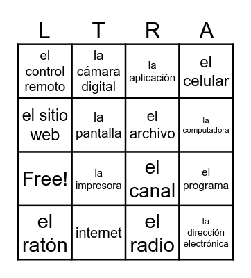 IF you win yell LOTERIA! Bingo Card