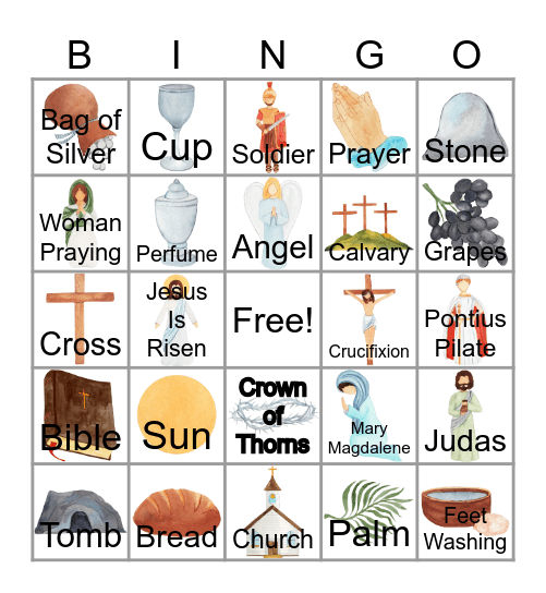 Resurrection Bingo Card