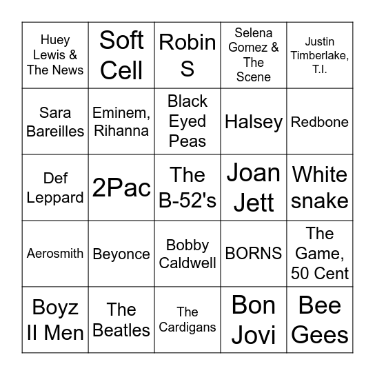 Love Bingo Card