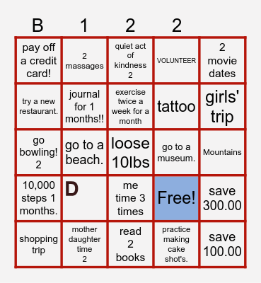 Jakesia Bingo Card Bingo Card