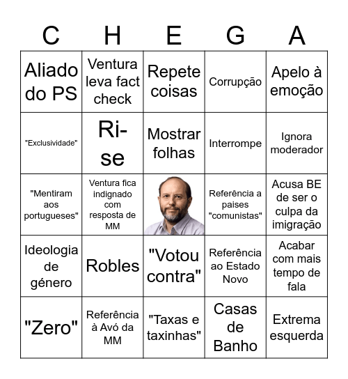 Ventura Bingo Card