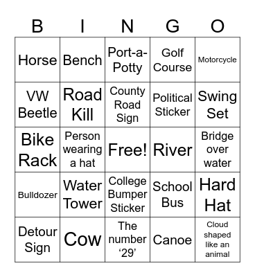Leap Day BINGO Card
