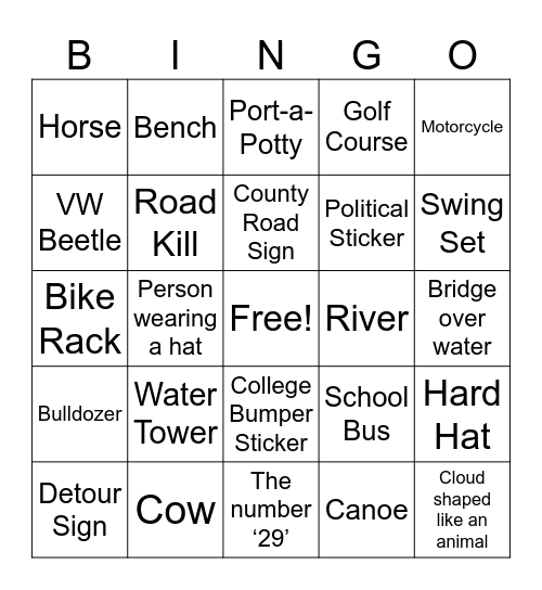 Leap Day BINGO Card