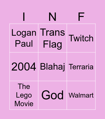 Infinite Bingo Card