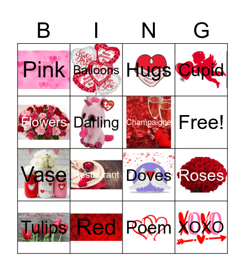 Valentine's Day BINGO Card