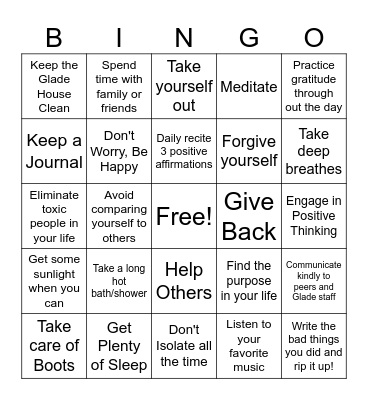 Happiness Bingo-Happy Valentine's Day Bingo Card