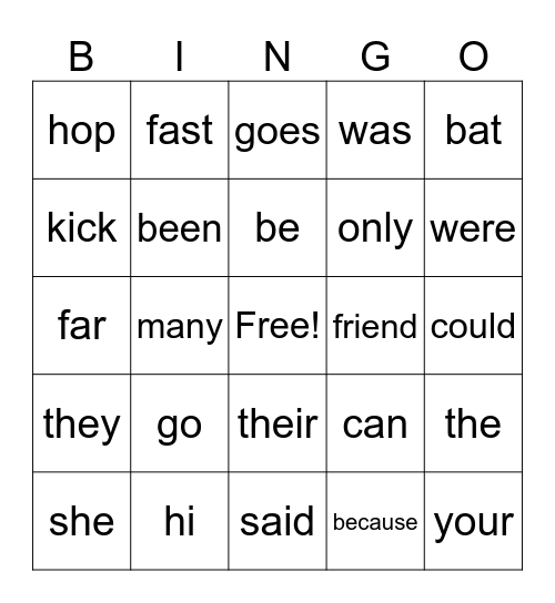 Valentine's Day Bingo Card