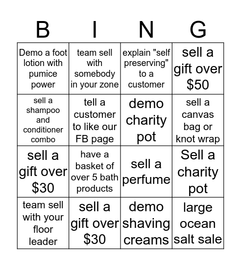 mothers day bingo Card