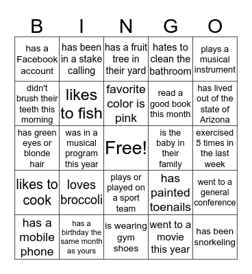 HOWDY BINGO Card