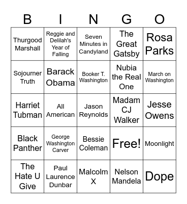 Valentine's Day Bingo Card