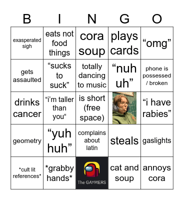 kara bingo woooo Bingo Card