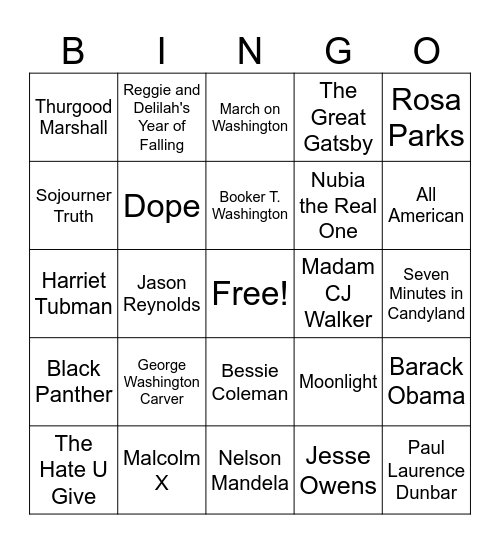 Valentine's Day Bingo Card