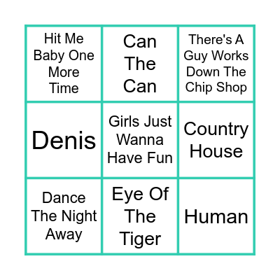 POP IDOLS Bingo Card