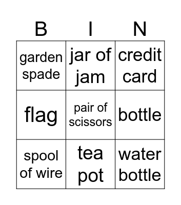 Infinitecraft Bingo Card