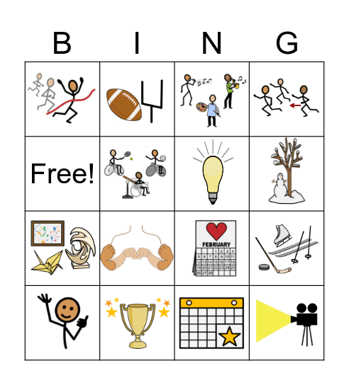 Words of the Week Bingo Card