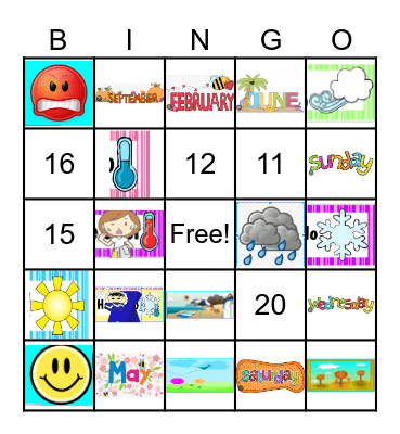 2do grado Bingo Card