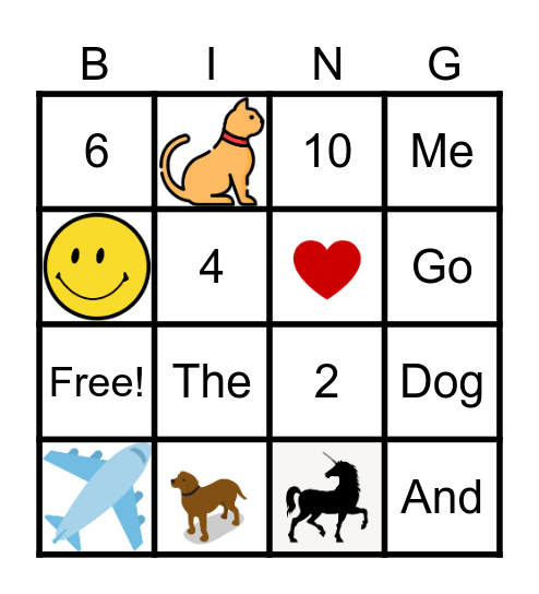 Ms. Drum's Bingo Card