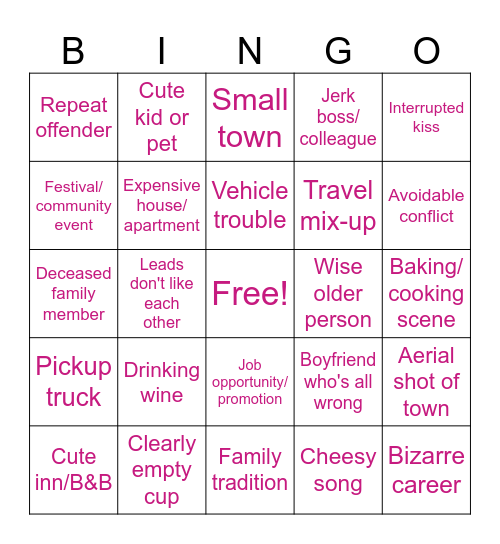 Special Edition Hallmark Bingo: Valentine's Day 2024 Bingo Card