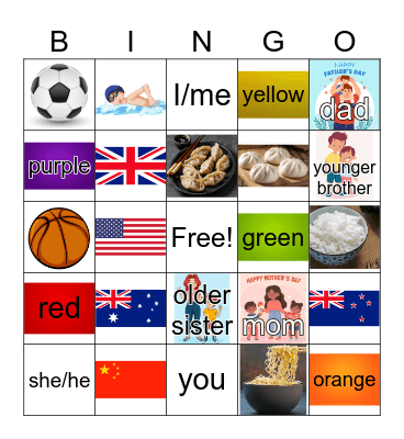 Review Bingo Card