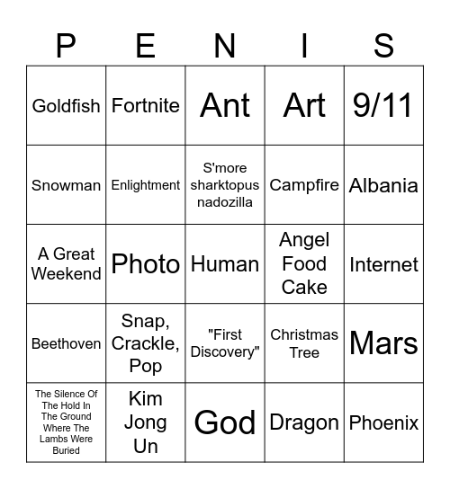 #1 Infinite Craft Bingo Card